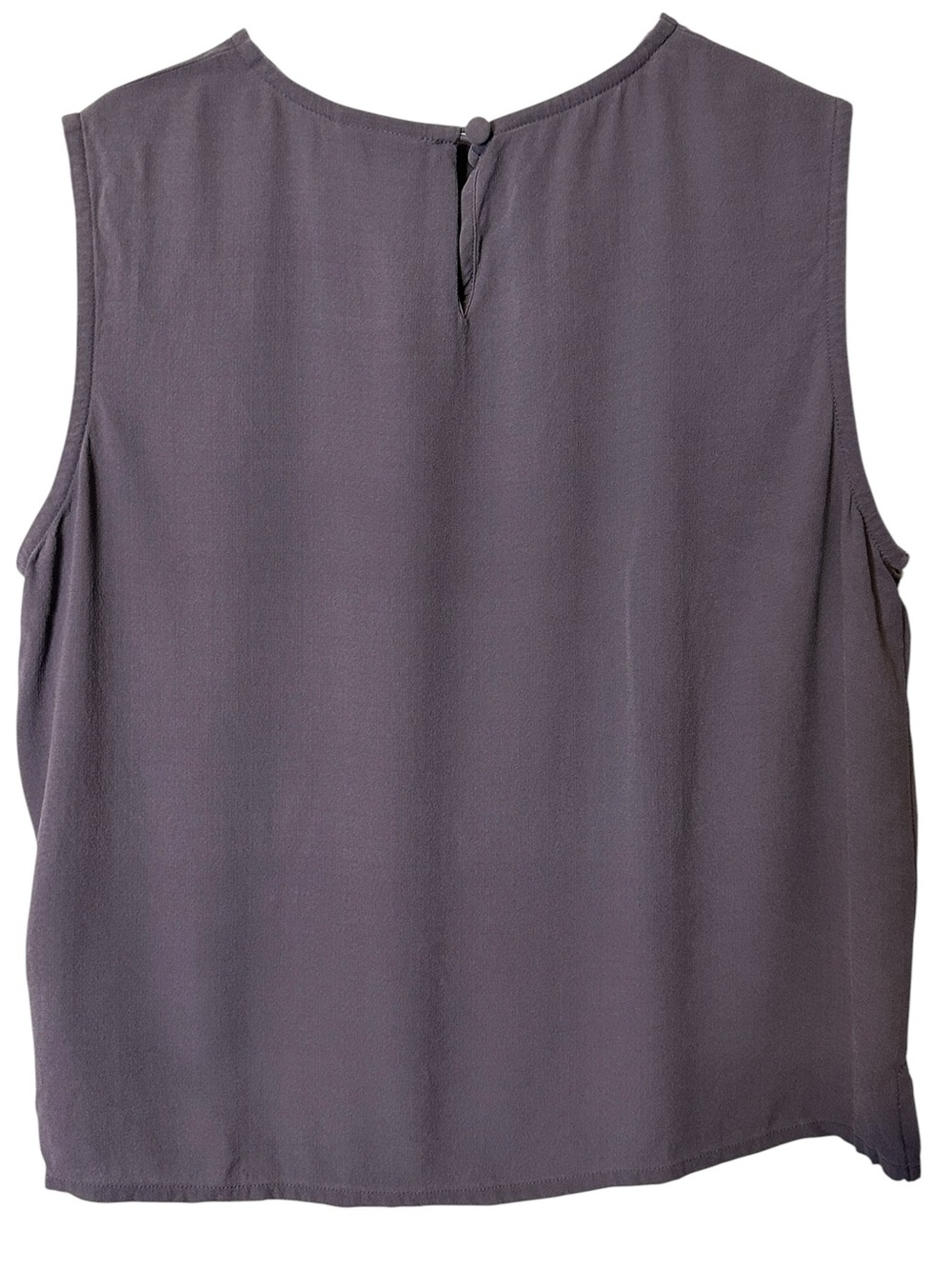Eileen Fisher 100% Silk Sleeveless Tank Top  Minimalist Chic Career Size M - Picture 6 of 9